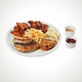 Пивная большая тарелка на 4 человека